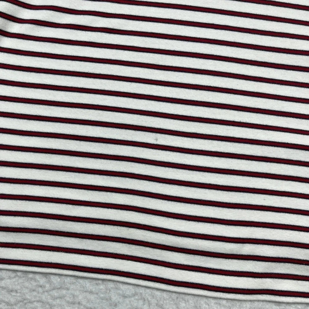 Polo Ralph Lauren Shirt Mens XL White Red‎ Striped Casual Preppy Workwear Travel